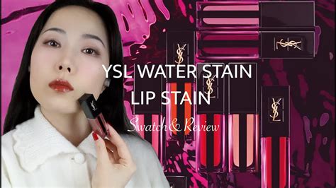 YSL WATER STAIN LIP STAIN 602, 605, 606, 610, 611, 613, 